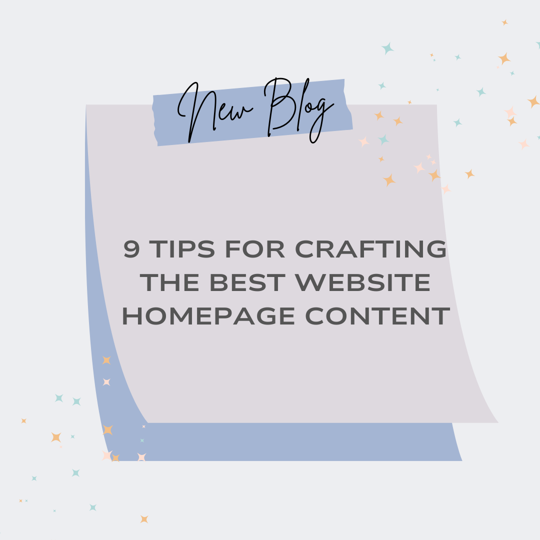 9 Tips for Crafting The Best Website Homepage Content