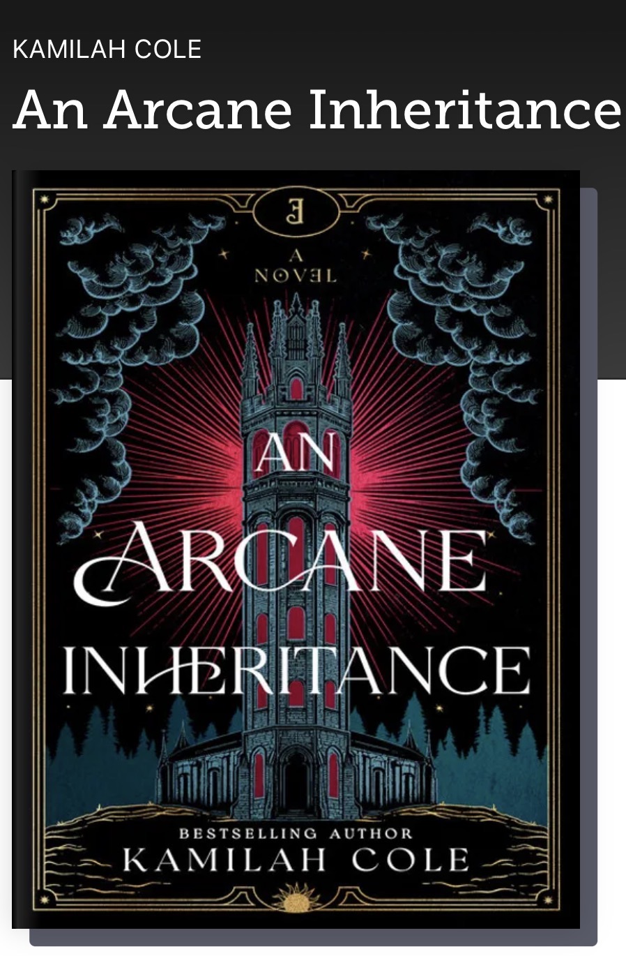 an arcane inheritance book cover