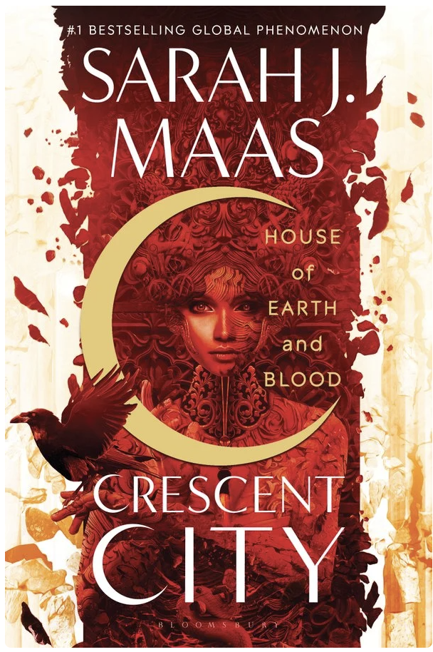 house of earth and blood book cover by sarah j maas