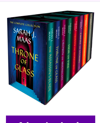 the complete collection of throne of glass (hardcover set)