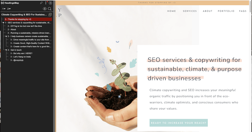 preview of the header tags on my website, Copy by LP